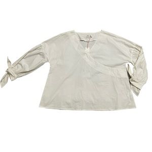 Vineyard Vines Cross Front Bell Sleeve Shirt Size XL